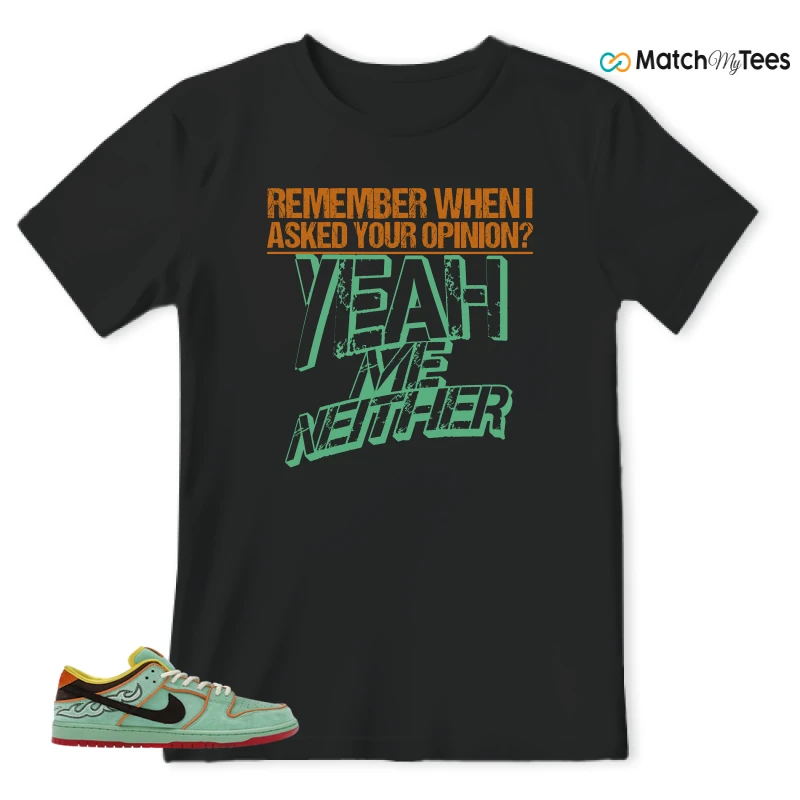 NIKE SB DUNK LOW TOURMALINE SNEAKER Matching Tees t-shirt
