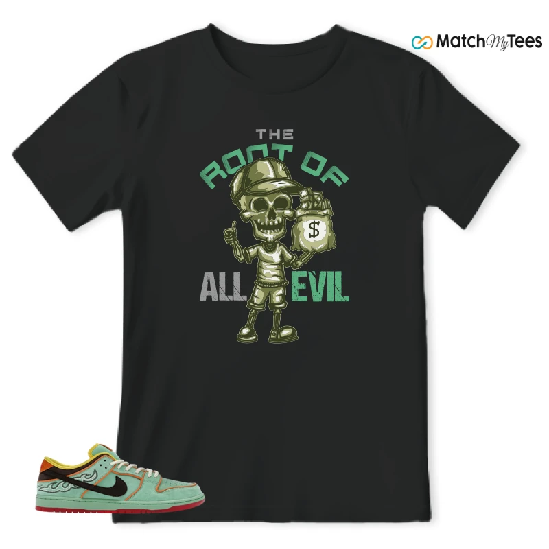 NIKE SB DUNK LOW TOURMALINE SNEAKER Matching Tees t-shirt