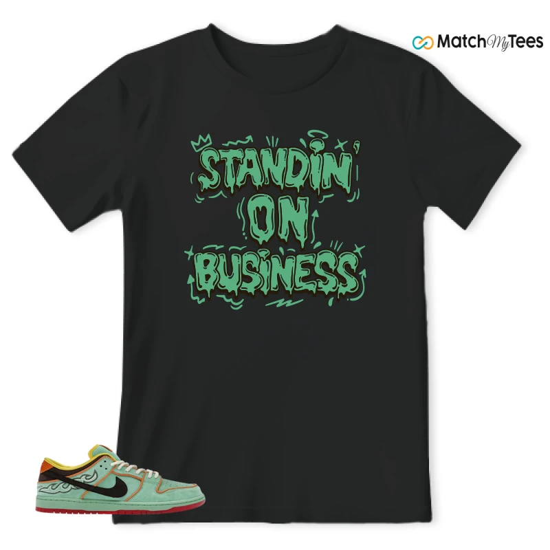 NIKE SB DUNK LOW TOURMALINE SNEAKER Matching Tees t-shirt