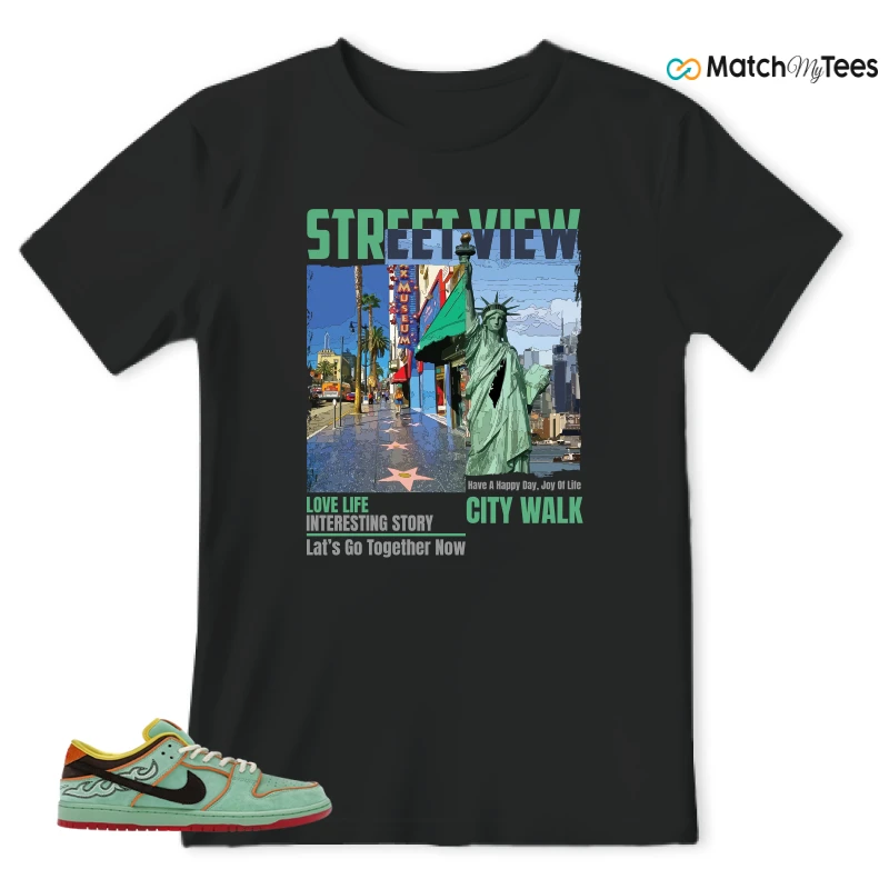NIKE SB DUNK LOW TOURMALINE SNEAKER Matching Tees t-shirt