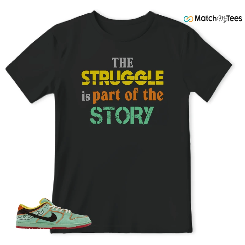 NIKE SB DUNK LOW TOURMALINE SNEAKER Matching Tees t-shirt
