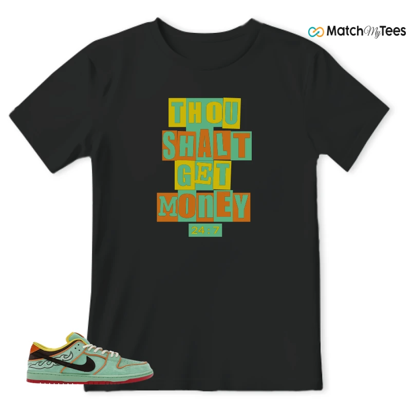 NIKE SB DUNK LOW TOURMALINE SNEAKER Matching Tees t-shirt