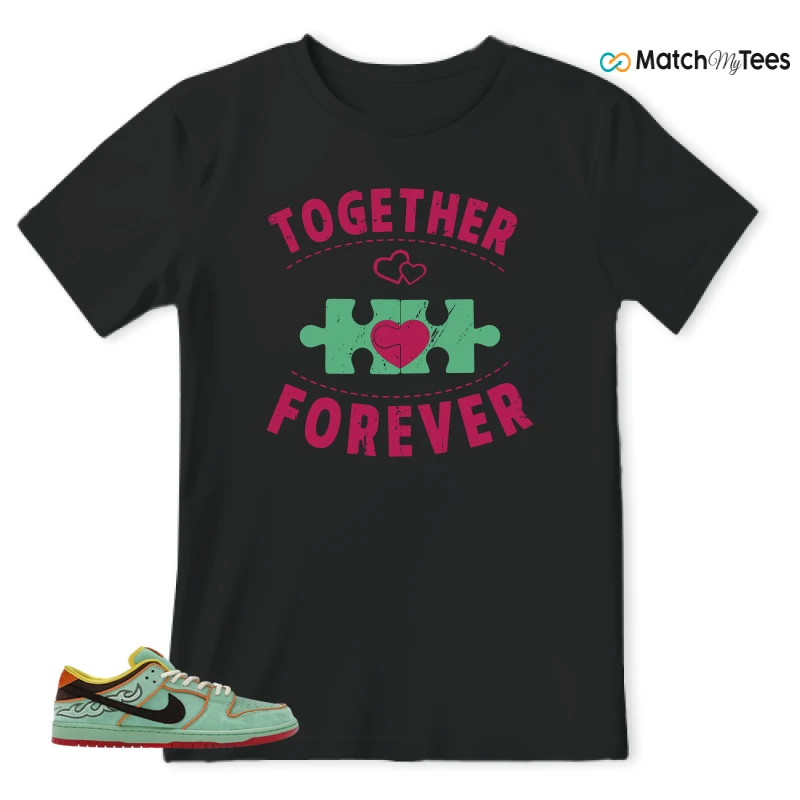 NIKE SB DUNK LOW TOURMALINE SNEAKER Matching Tees t-shirt