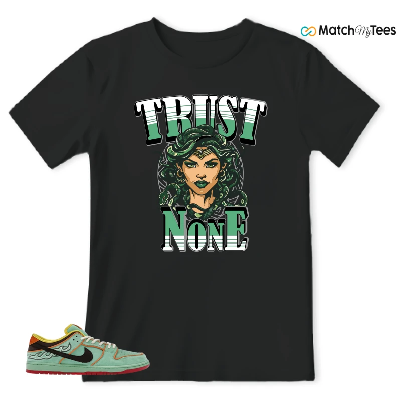 NIKE SB DUNK LOW TOURMALINE SNEAKER Matching Tees t-shirt
