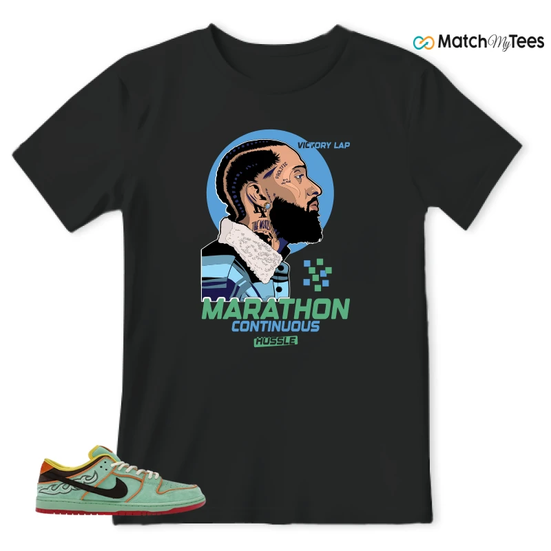 NIKE SB DUNK LOW TOURMALINE SNEAKER Matching Tees t-shirt