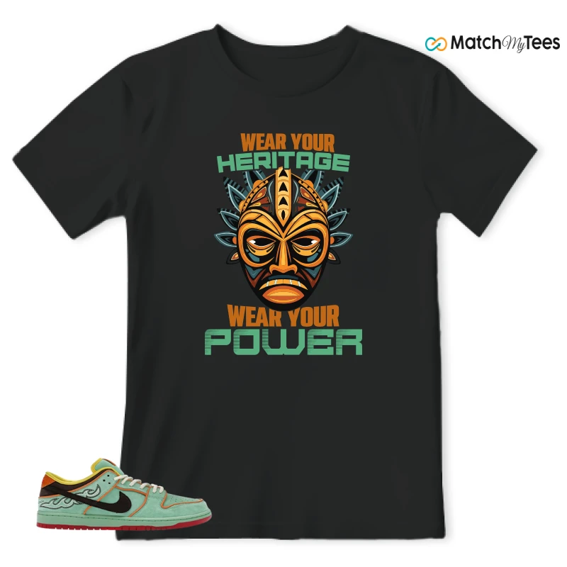 NIKE SB DUNK LOW TOURMALINE SNEAKER Matching Tees t-shirt