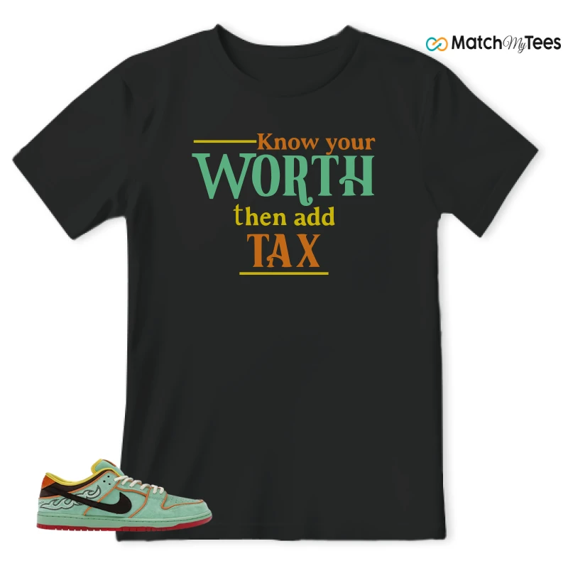 NIKE SB DUNK LOW TOURMALINE SNEAKER Matching Tees t-shirt