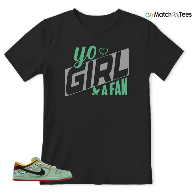 NIKE SB DUNK LOW TOURMALINE SNEAKER Matching Tees t-shirt