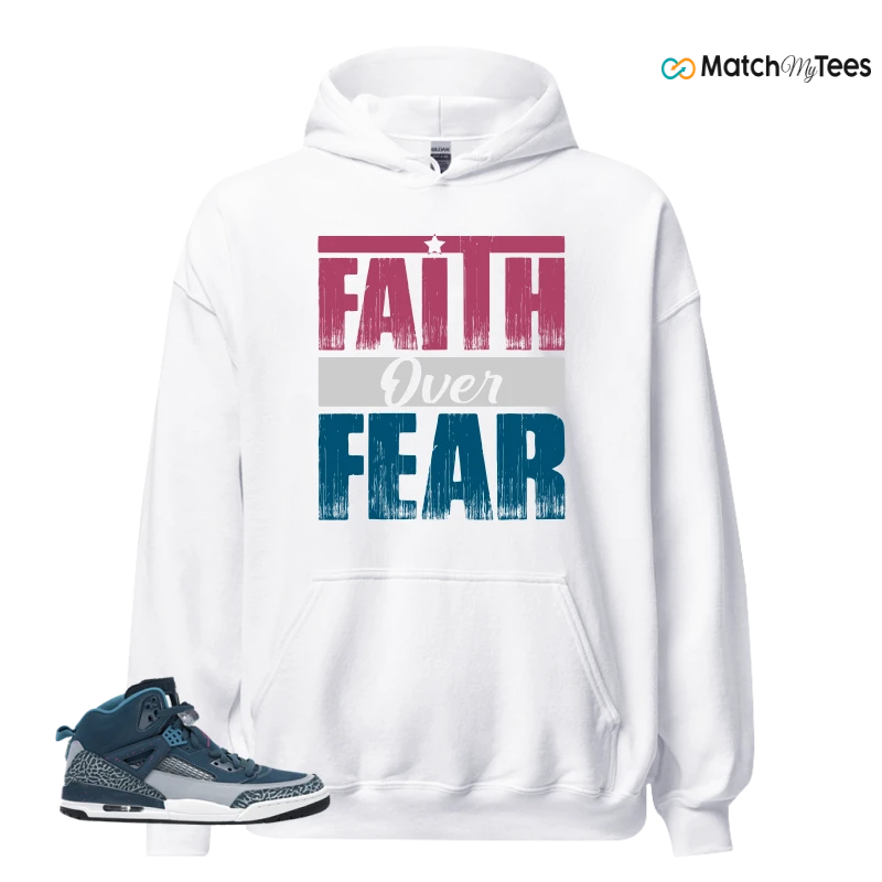 NIKE JORDAN SPIZIKE SPACE BLUE SNEAKER Matching Tees hoodie
