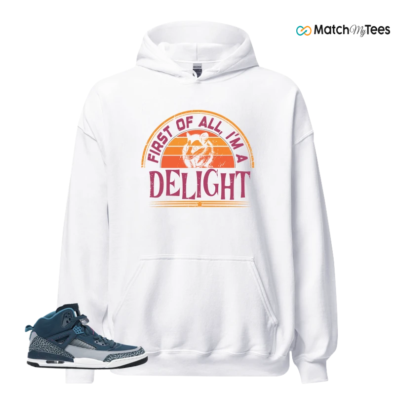 NIKE JORDAN SPIZIKE SPACE BLUE SNEAKER Matching Tees hoodie