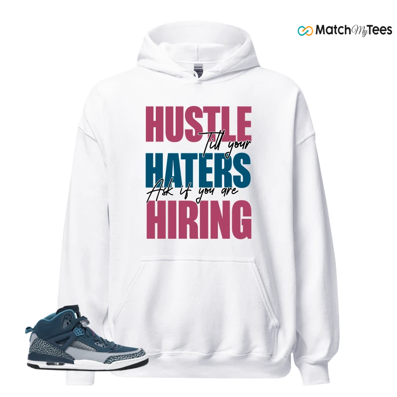 NIKE JORDAN SPIZIKE SPACE BLUE SNEAKER Matching Tees hoodie