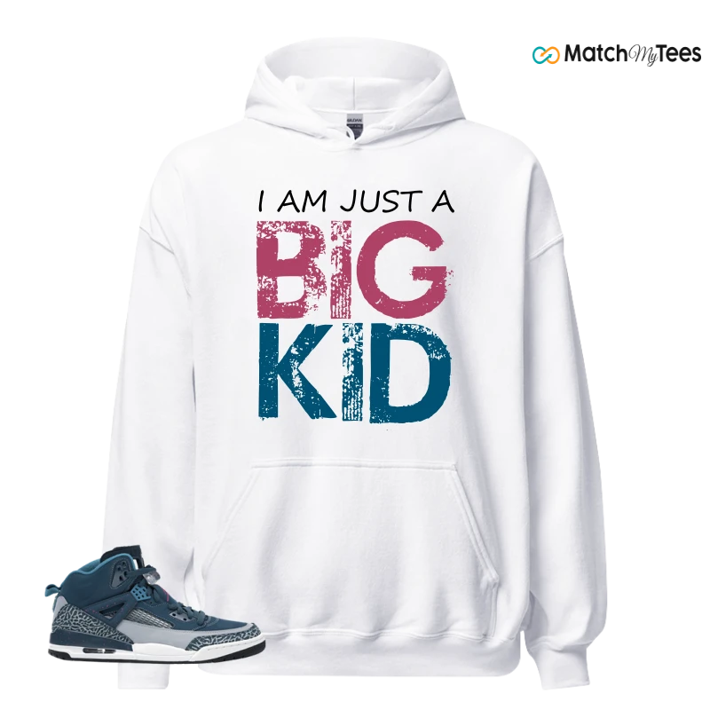 NIKE JORDAN SPIZIKE SPACE BLUE SNEAKER Matching Tees hoodie
