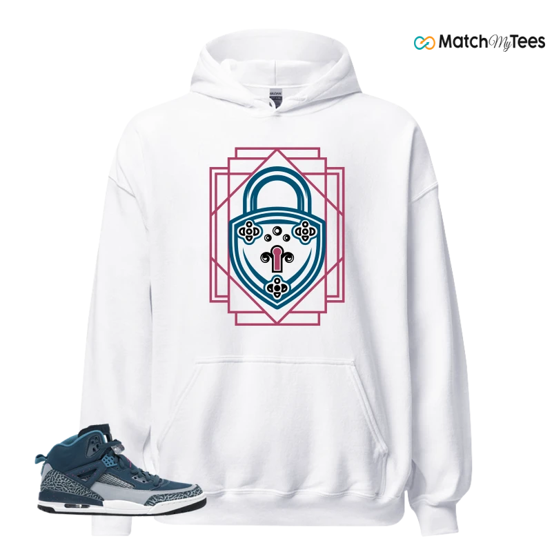 NIKE JORDAN SPIZIKE SPACE BLUE SNEAKER Matching Tees hoodie