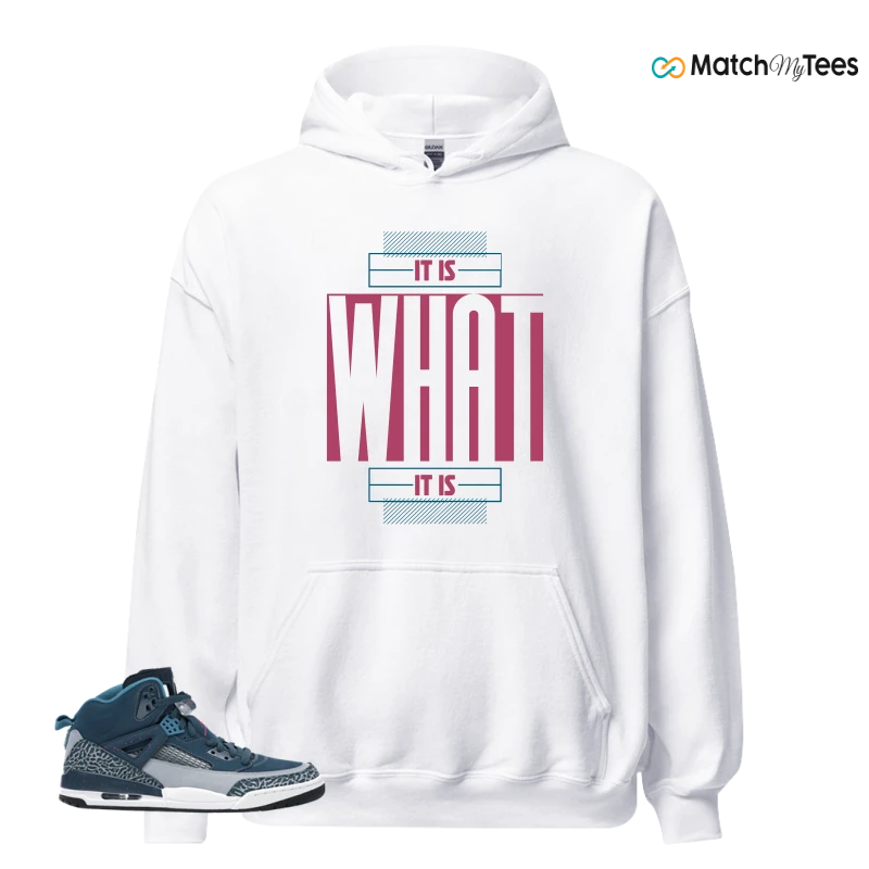 NIKE JORDAN SPIZIKE SPACE BLUE SNEAKER Matching Tees hoodie