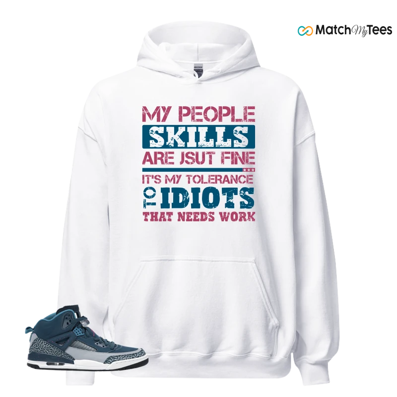 NIKE JORDAN SPIZIKE SPACE BLUE SNEAKER Matching Tees hoodie