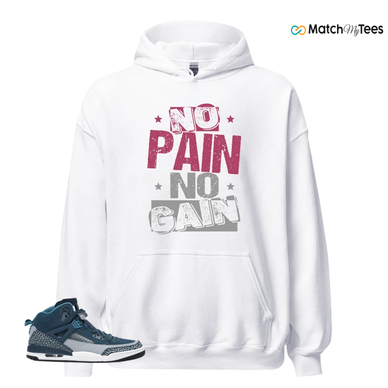 NIKE JORDAN SPIZIKE SPACE BLUE SNEAKER Matching Tees hoodie