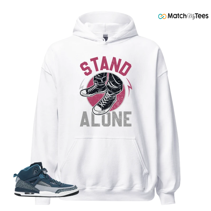 NIKE JORDAN SPIZIKE SPACE BLUE SNEAKER Matching Tees hoodie