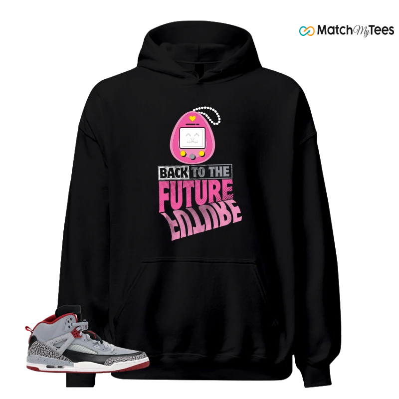 NIKE JORDAN SPIZIKE WOLF GREY SNEAKER Matching Tees hoodie