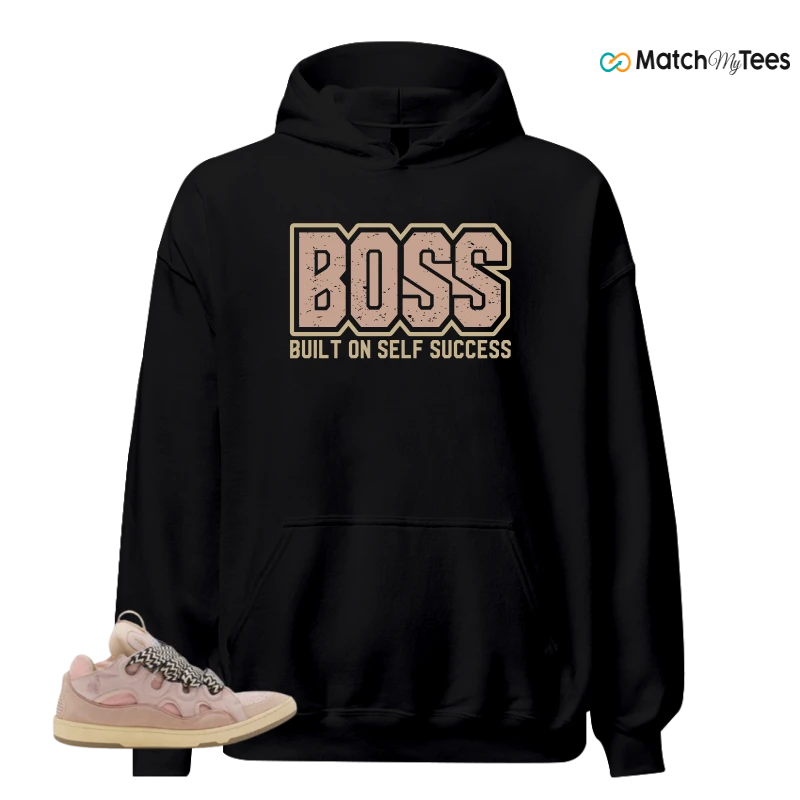 LANVIN CURB LEATHER SNEAKERS Matching Tees hoodie