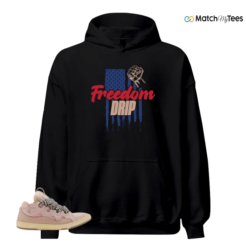 LANVIN CURB LEATHER SNEAKERS Matching Tees Hoodie for Men