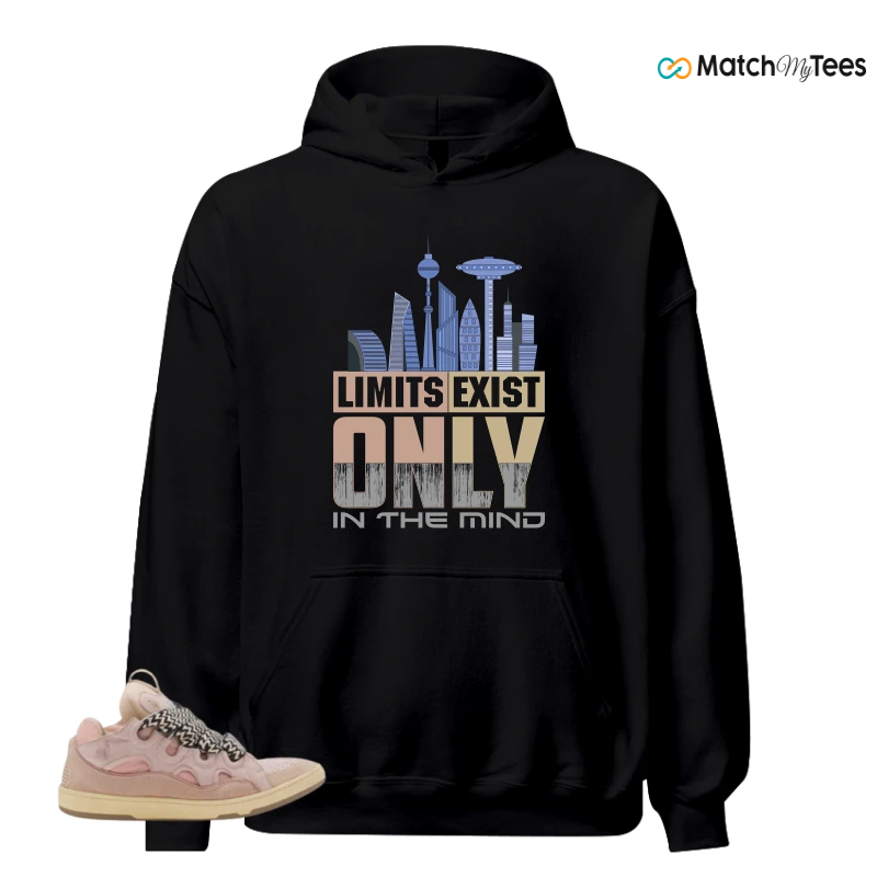 LANVIN CURB LEATHER SNEAKERS Matching Tees Hoodie for Men