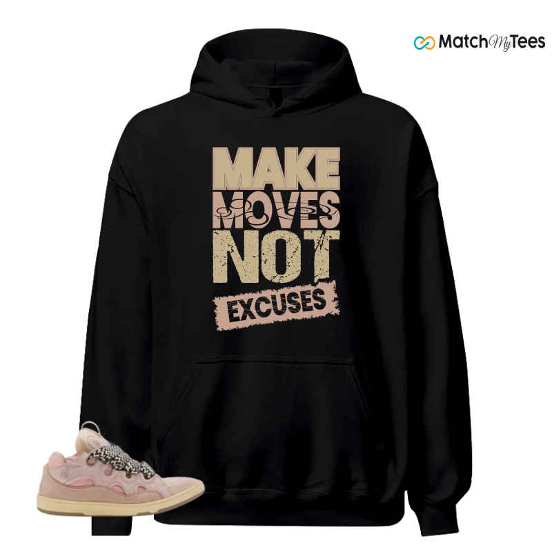 LANVIN CURB LEATHER SNEAKERS Matching Tees Hoodie for Men