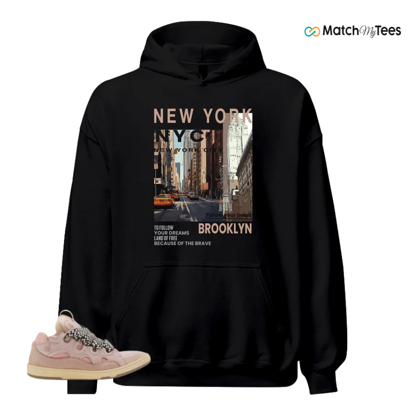 LANVIN CURB LEATHER SNEAKERS Matching Tees hoodie
