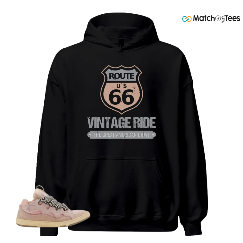 LANVIN CURB LEATHER SNEAKERS Matching Tees Hoodie for Men