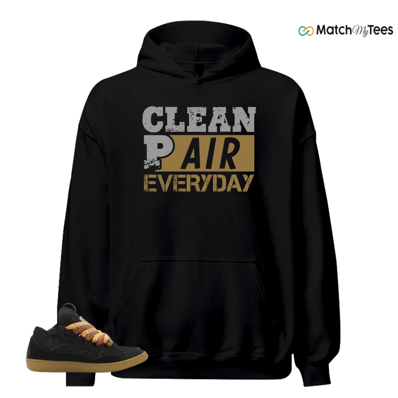 LANVIN CURB LEATHER SNEAKERS Matching Tees hoodie