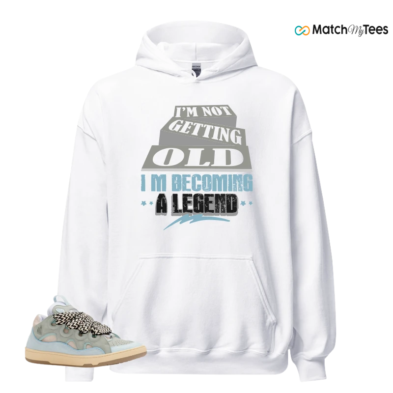 LANVIN LEATHER CURB LIGHT BLUE GUM (WOMEN'S) SNEAKER Matching Tees hoodie