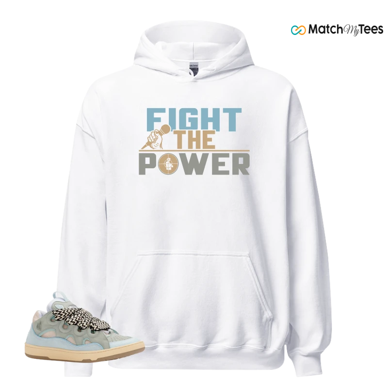LANVIN LEATHER CURB LIGHT BLUE GUM (WOMEN'S) SNEAKER Matching Tees hoodie