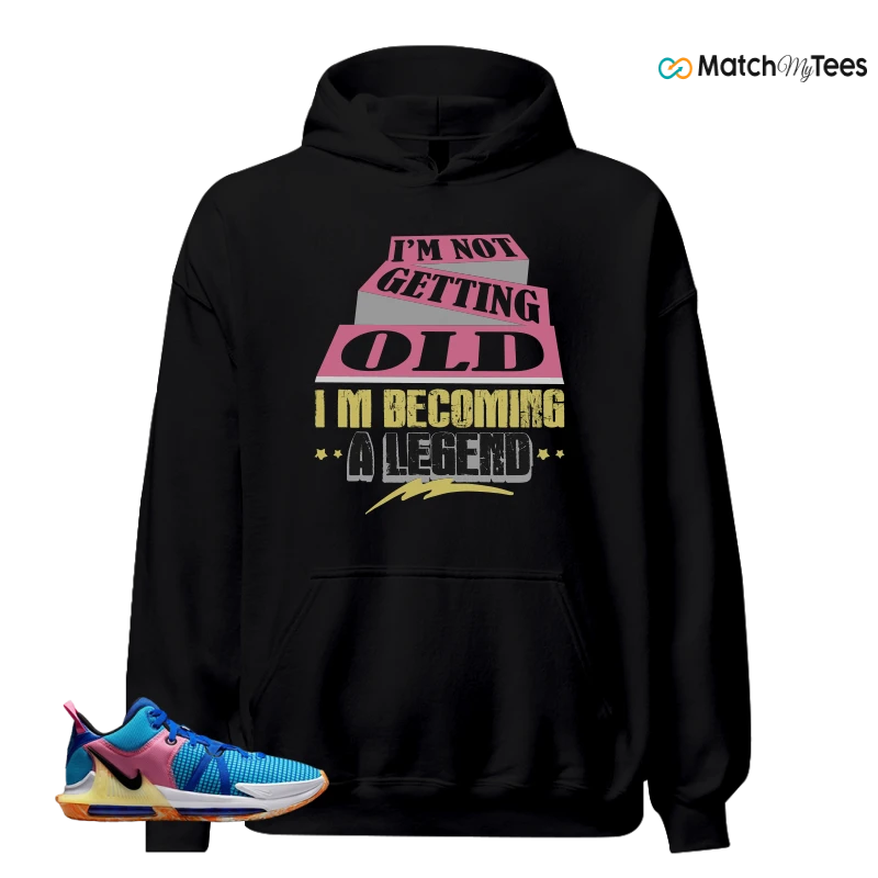 LEBRON WITNESS 7: LEBRON JAMES X NIKE LEBRON WITNESS TEAM RED/JADE SNEAKER Matching Tees hoodie