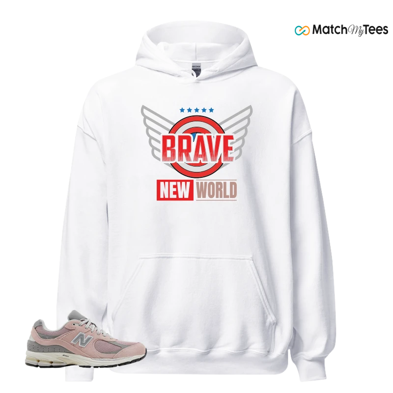 NEW BALANCE 2002R ORB PINK SNEAKER MATCHING Matching Tees hoodie