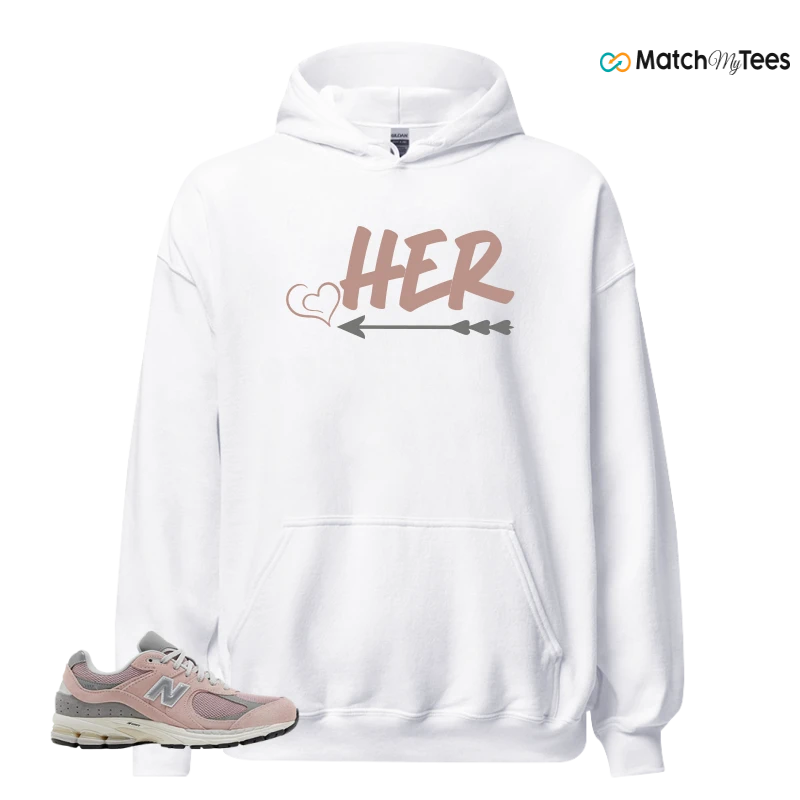 NEW BALANCE 2002R ORB PINK SNEAKER MATCHING Matching Tees Hoodie for Men