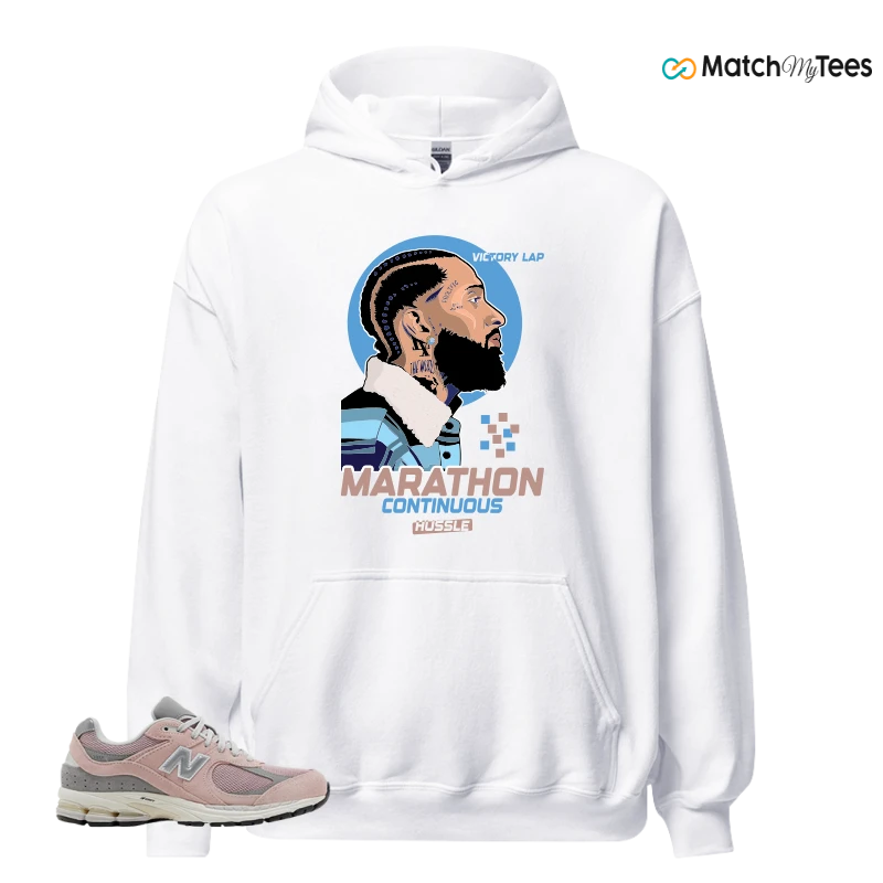 NEW BALANCE 2002R ORB PINK SNEAKER MATCHING Matching Tees hoodie