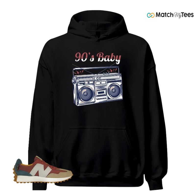 NEW BALANCE 327 BORDEAUX TEAL SNEAKER Matching Tees hoodie