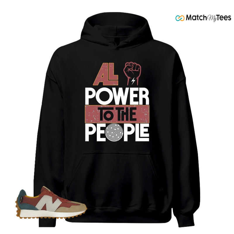 NEW BALANCE 327 BORDEAUX TEAL SNEAKER Matching Tees hoodie