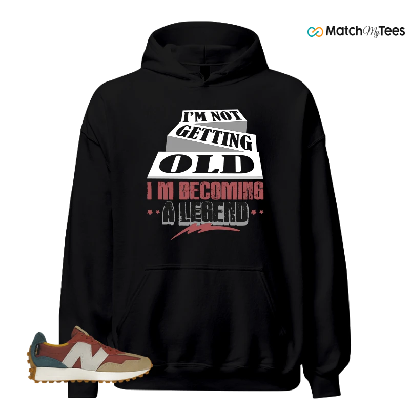 NEW BALANCE 327 BORDEAUX TEAL SNEAKER Matching Tees hoodie