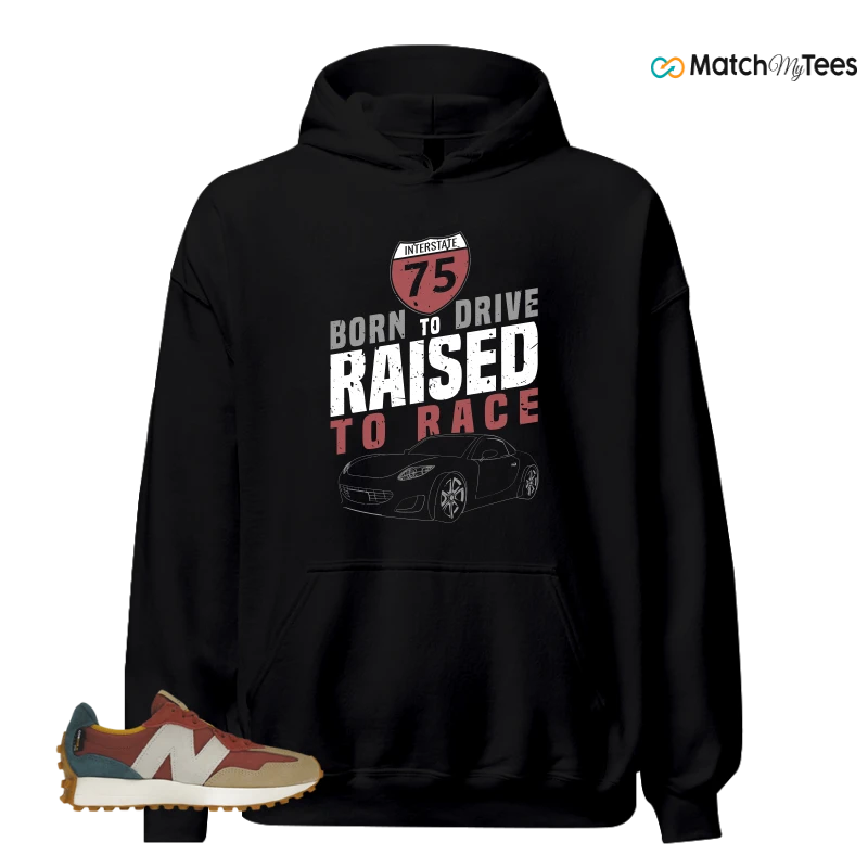 NEW BALANCE 327 BORDEAUX TEAL SNEAKER Matching Tees hoodie