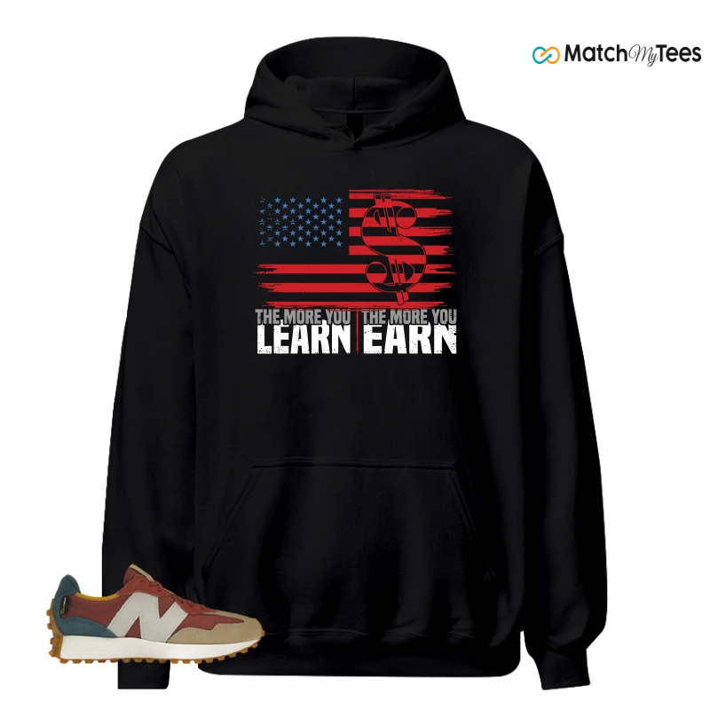 NEW BALANCE 327 BORDEAUX TEAL SNEAKER Matching Tees hoodie