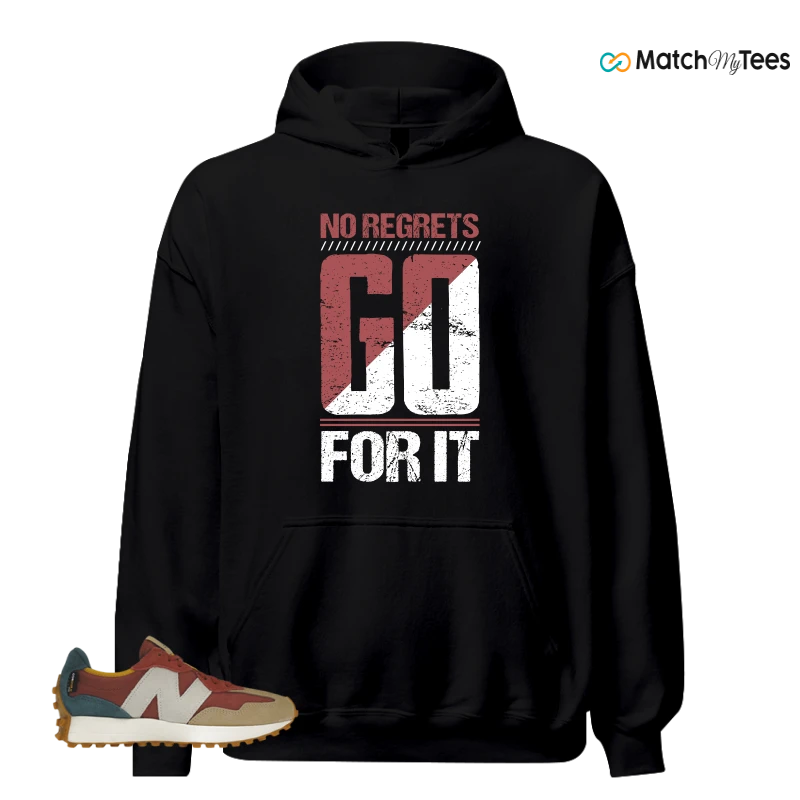 NEW BALANCE 327 BORDEAUX TEAL SNEAKER Matching Tees hoodie