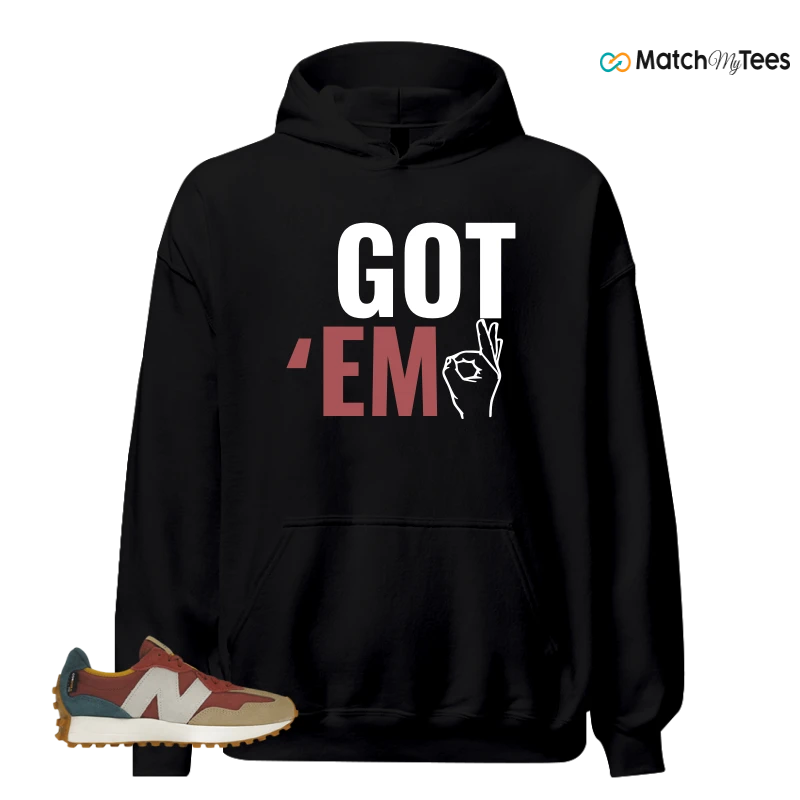 NEW BALANCE 327 BORDEAUX TEAL SNEAKER Matching Tees hoodie