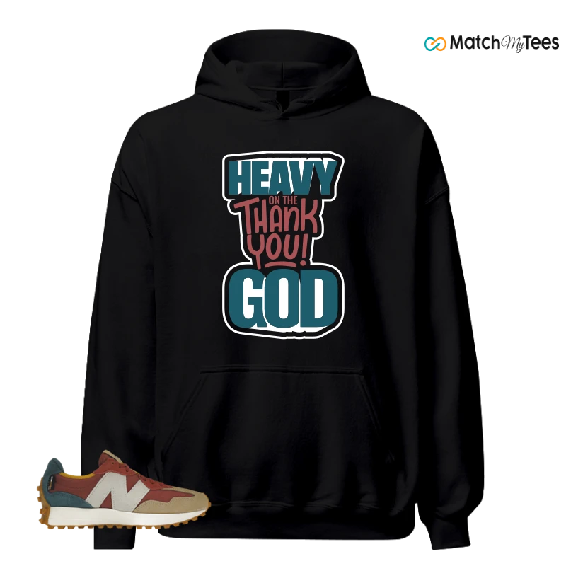 NEW BALANCE 327 BORDEAUX TEAL SNEAKER Matching Tees hoodie