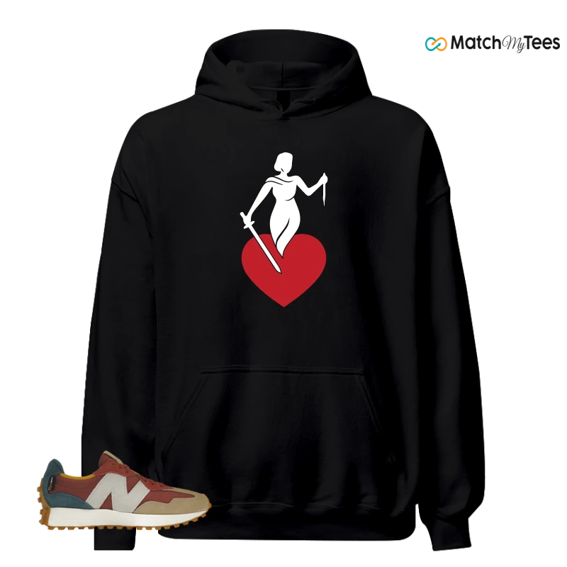 NEW BALANCE 327 BORDEAUX TEAL SNEAKER Matching Tees hoodie