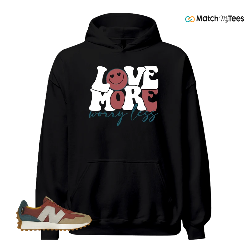 NEW BALANCE 327 BORDEAUX TEAL SNEAKER Matching Tees hoodie