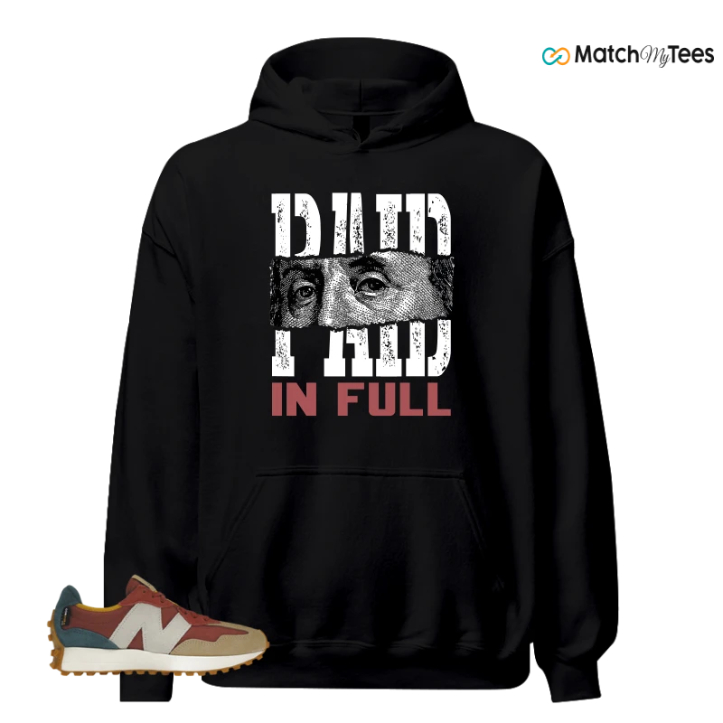 NEW BALANCE 327 BORDEAUX TEAL SNEAKER Matching Tees hoodie