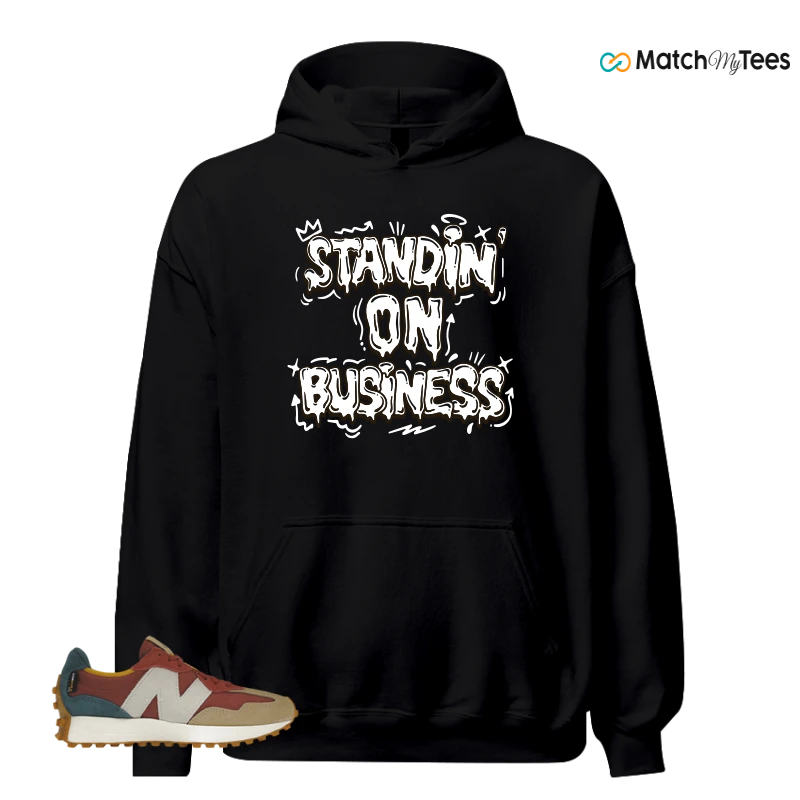 NEW BALANCE 327 BORDEAUX TEAL SNEAKER Matching Tees hoodie