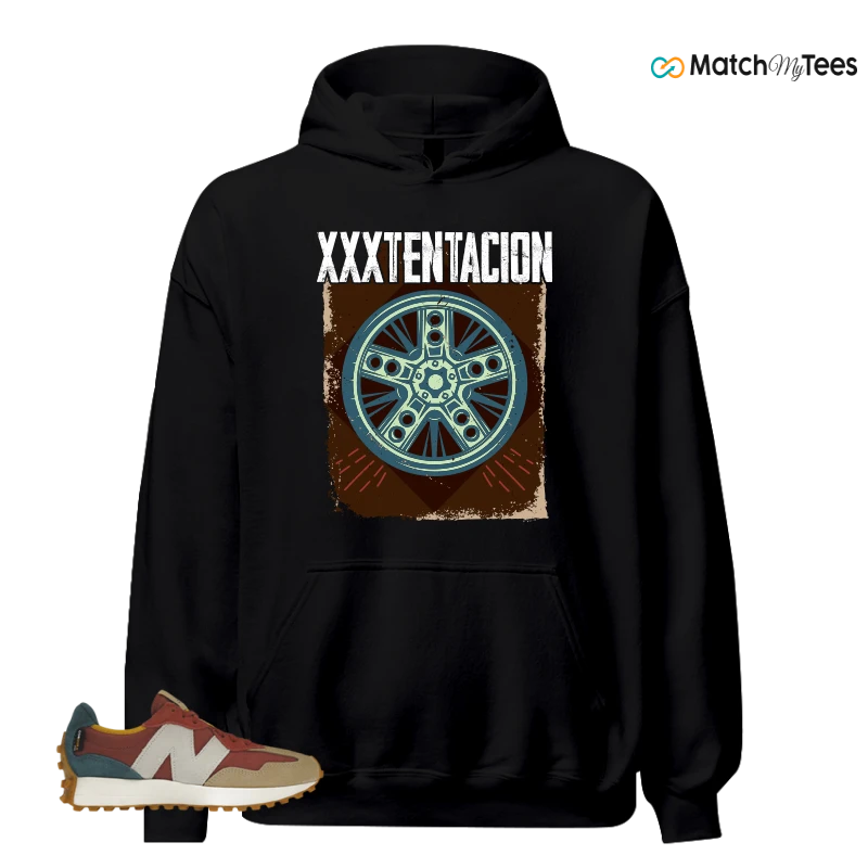 NEW BALANCE 327 BORDEAUX TEAL SNEAKER Matching Tees hoodie