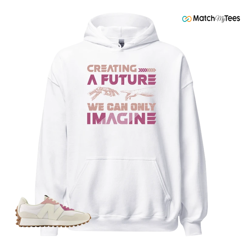 NEW BALANCE 327 CALIA WHITE PINK PINK SNEAKER Matching Tees hoodie