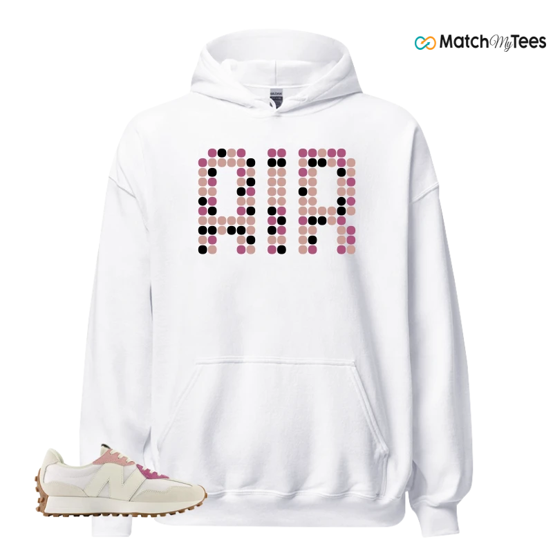 NEW BALANCE 327 CALIA WHITE PINK PINK SNEAKER Matching Tees hoodie